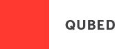 qubed small logo, logo, Qubed, branding, web design, design agency logo