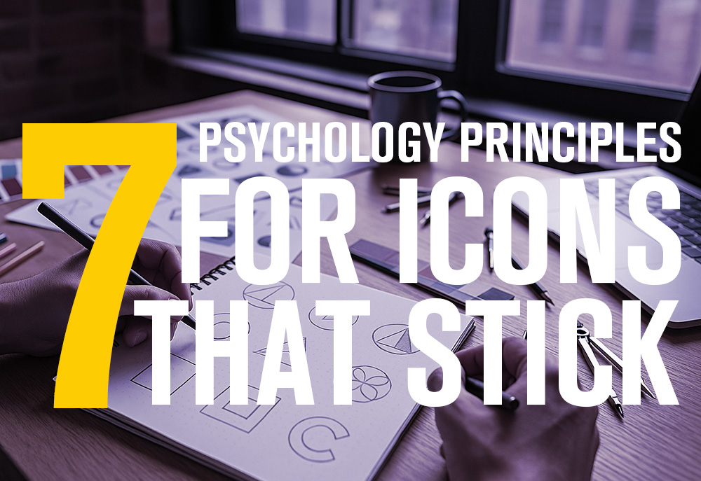 Logo design NYC — close-up of designer sketching logo concepts