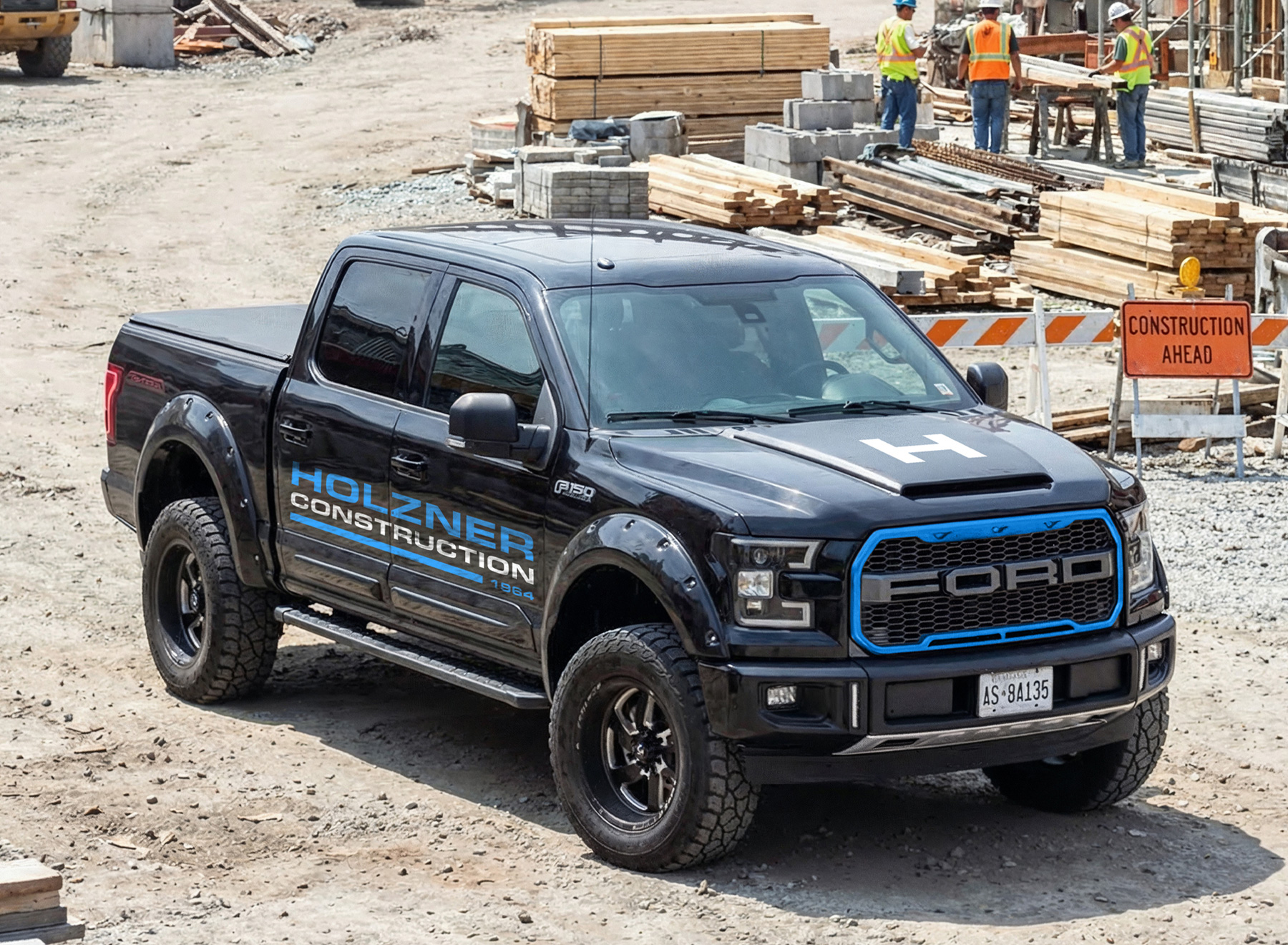 construction vehicle wrap design Connecticut