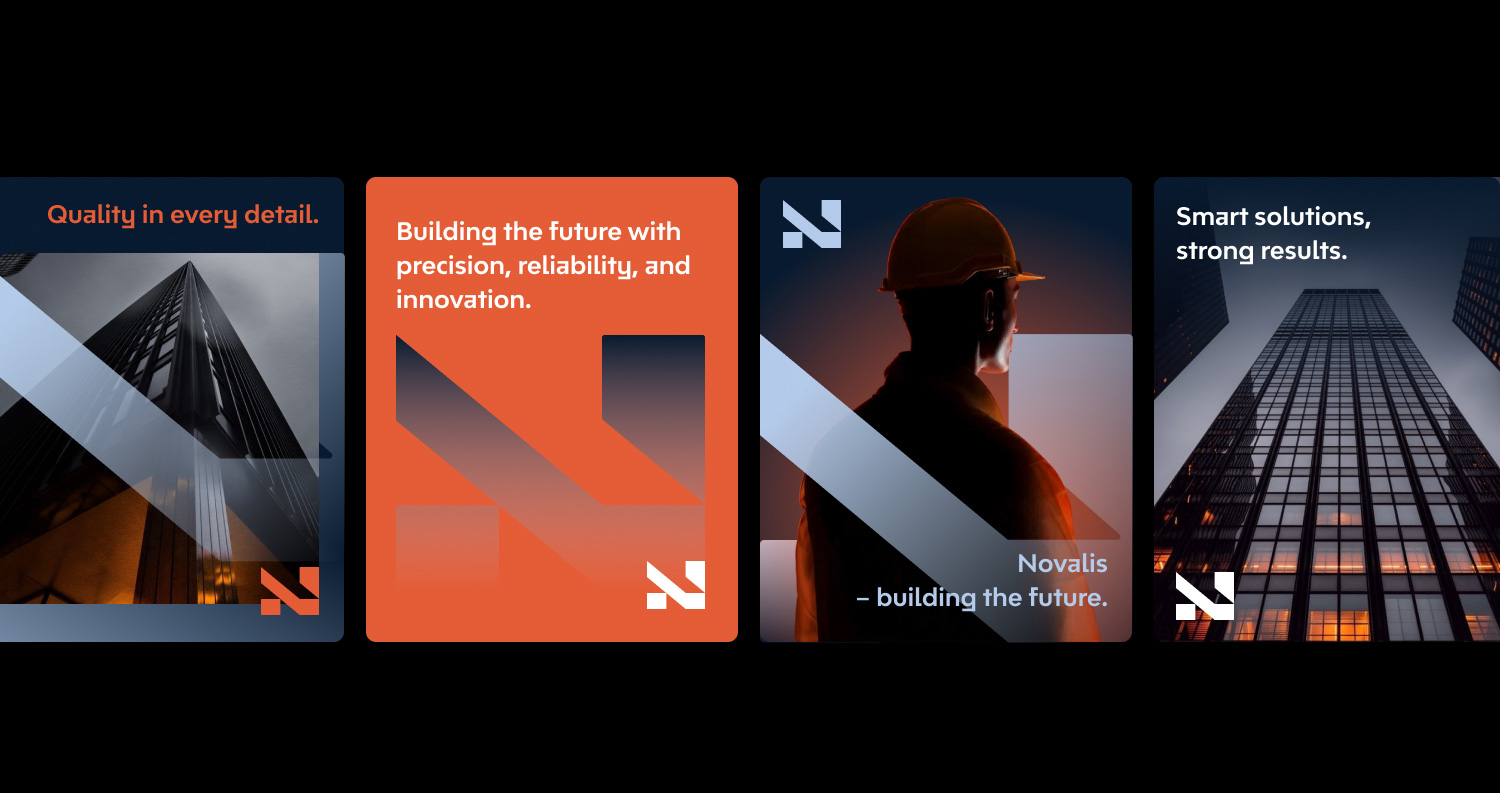 Industrial construction poster design